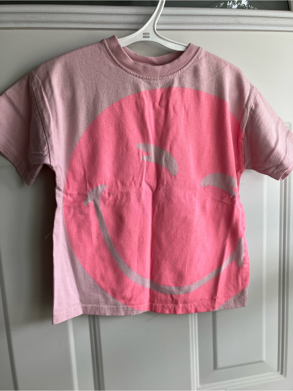 Zara x smiley world pink tshirt size 4
